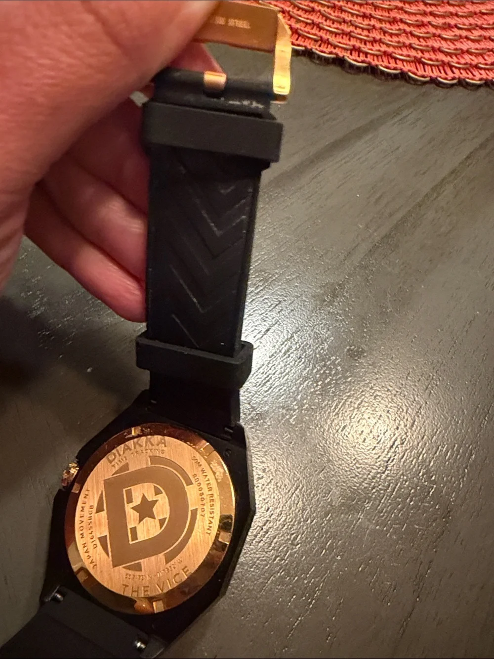 Men’s Black and Gold Sport Watch